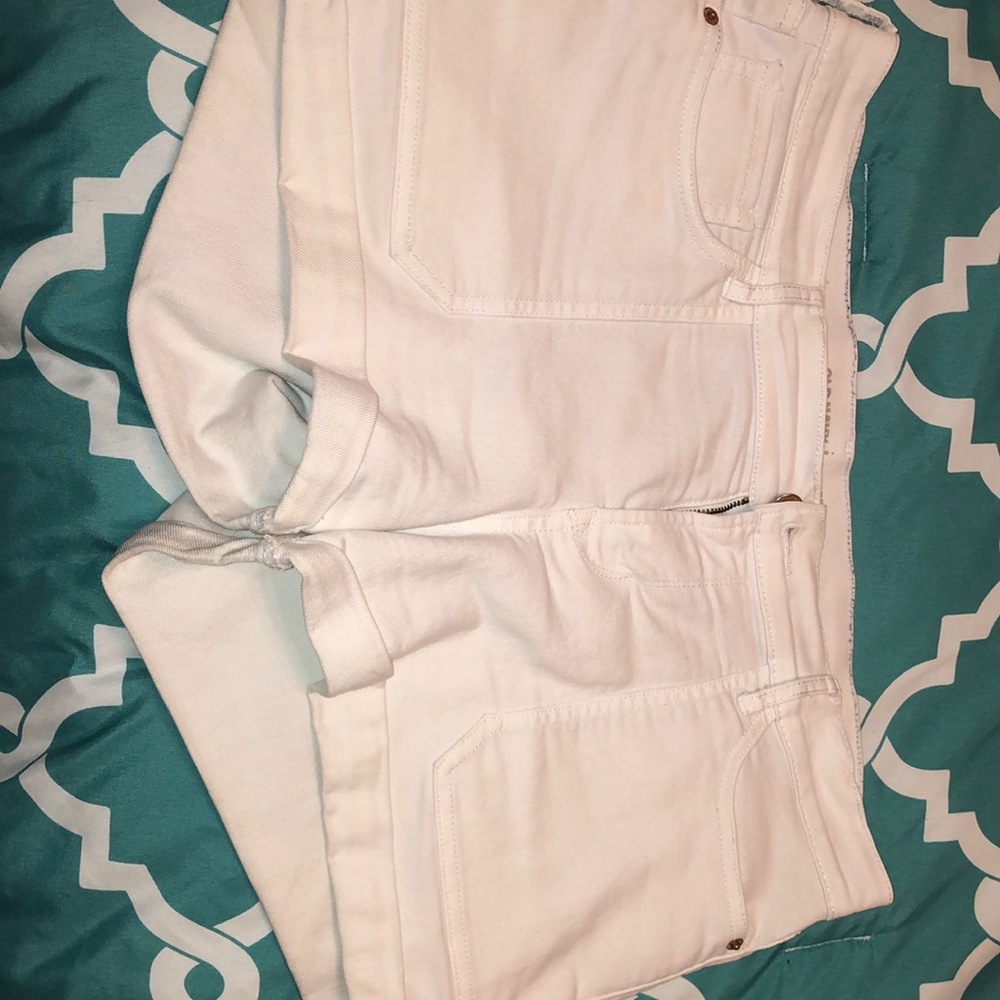 Ladies white shorts